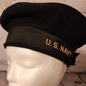 WW11 Era US Navy Dress Blue Uniform Beret